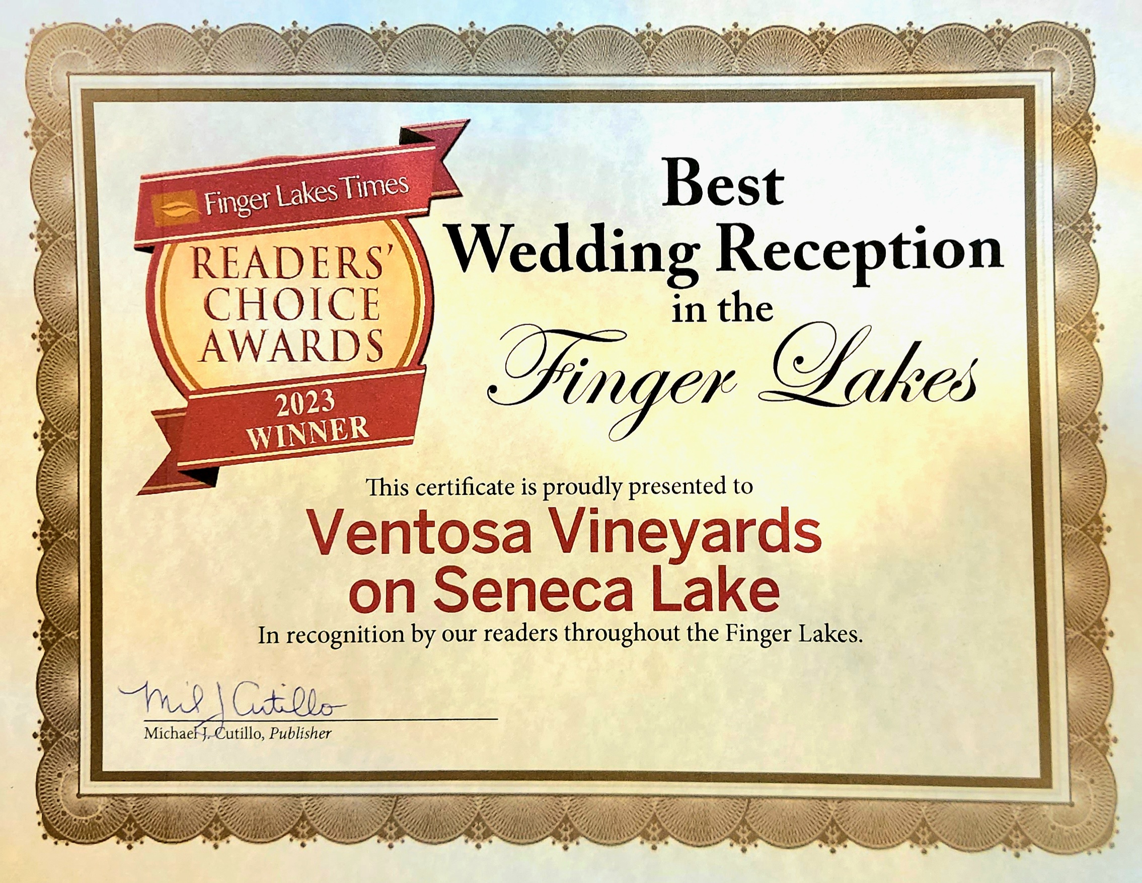 best finger lakes wedding